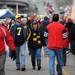 New York residents Martin and Carolyn Rosenzweig walk around the stadium before the start of the game at Memorial Stadium in Lincoln, Nebraska on Saturday. Melanie Maxwell I AnnArbor.com